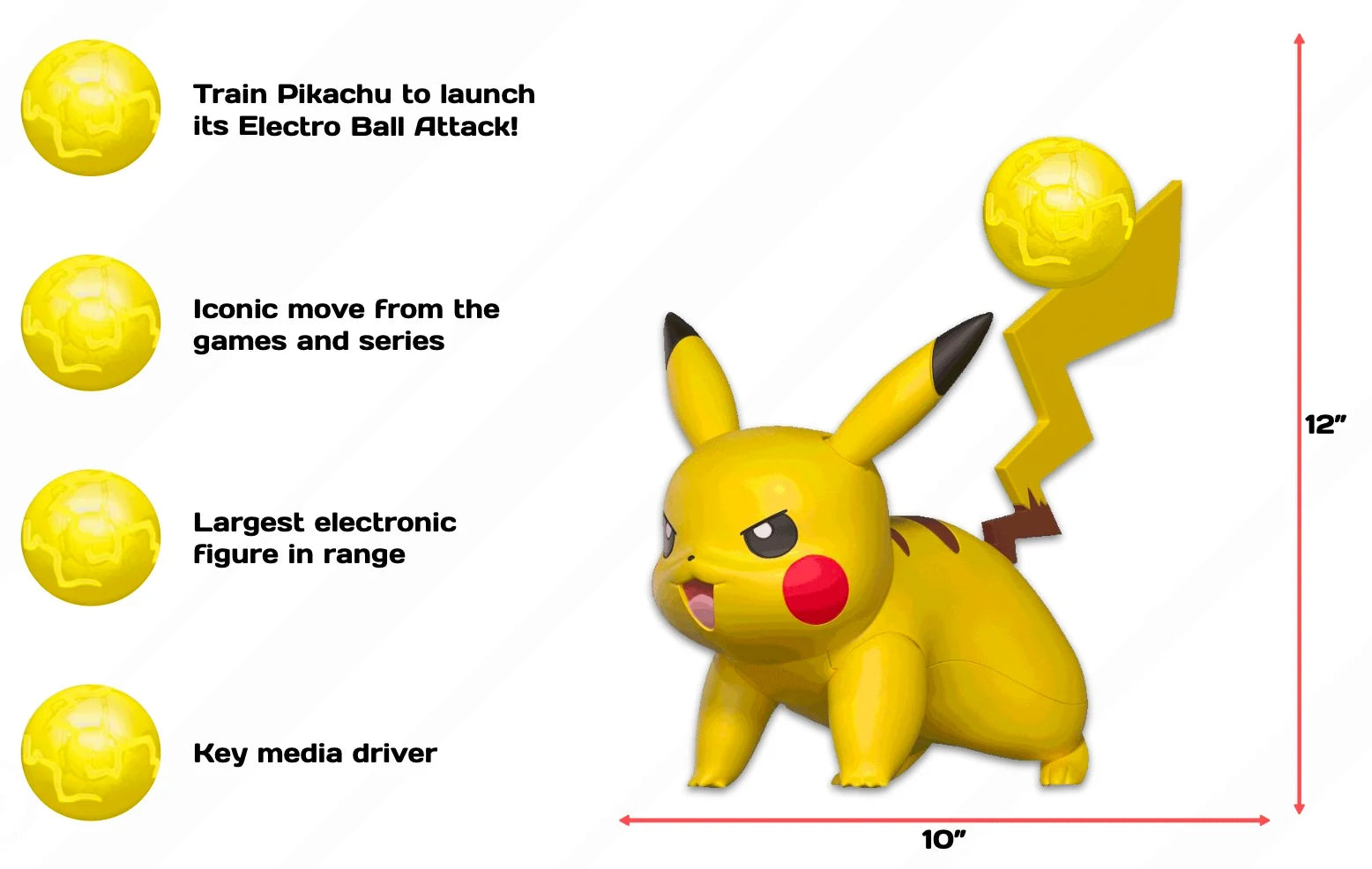 POKEMON - Deluxe Feature Figure (Electro Ball Pikachu)