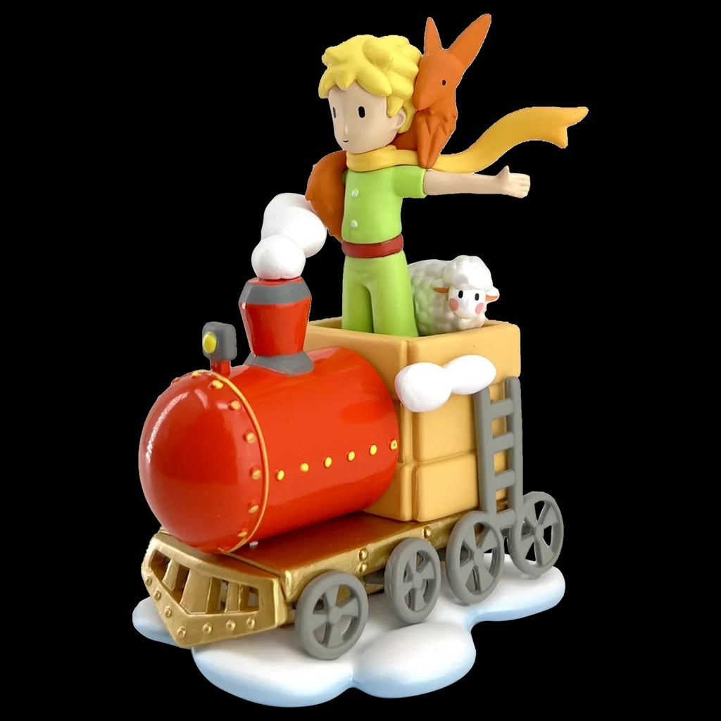 THE LITTLE PRINCE - Little Prince & his friends on the train -Fig. 8cm
