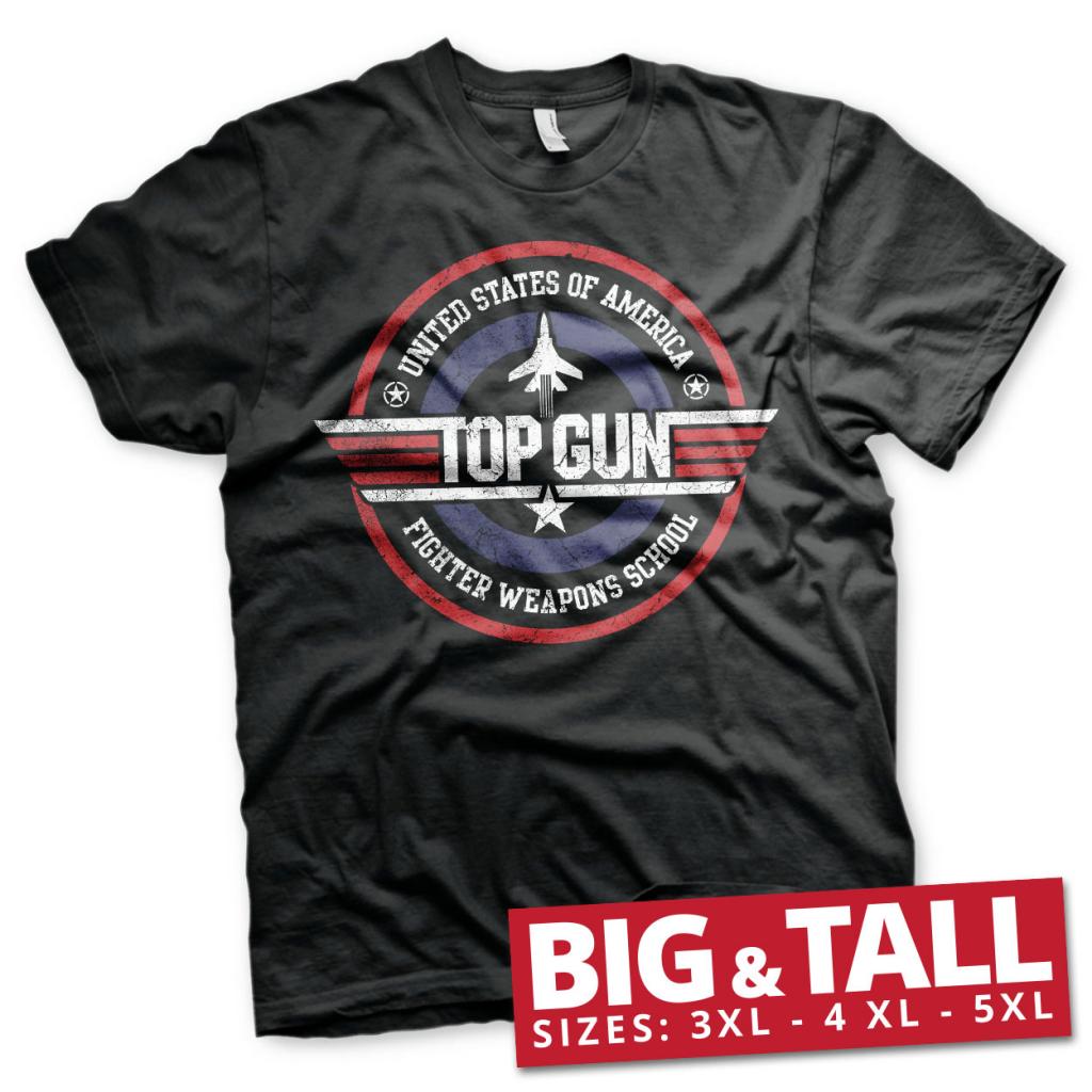 TOP GUN - T-Shirt Big & Tall - Fighter Weapons School (4XL)