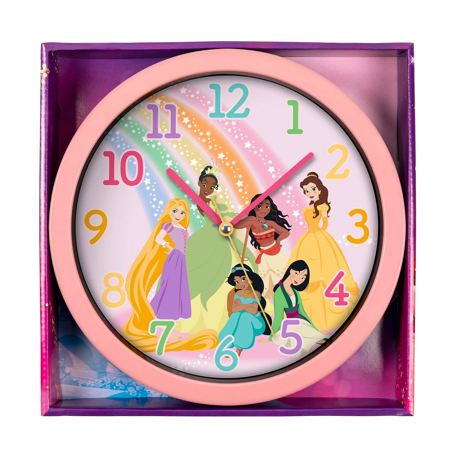 DISNEY - Princess  - Wall Clock - 24cm