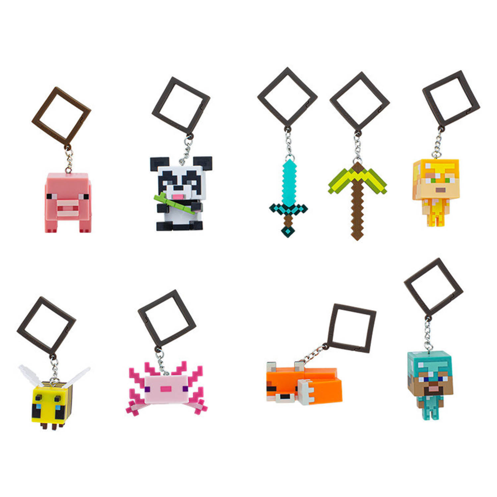 MINECRAFT - Backpack Buddies (Display 24 Pcs)