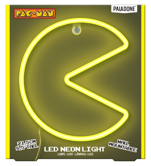 PAC MAN - Pac Man - Wall Mountable LED Neon Light