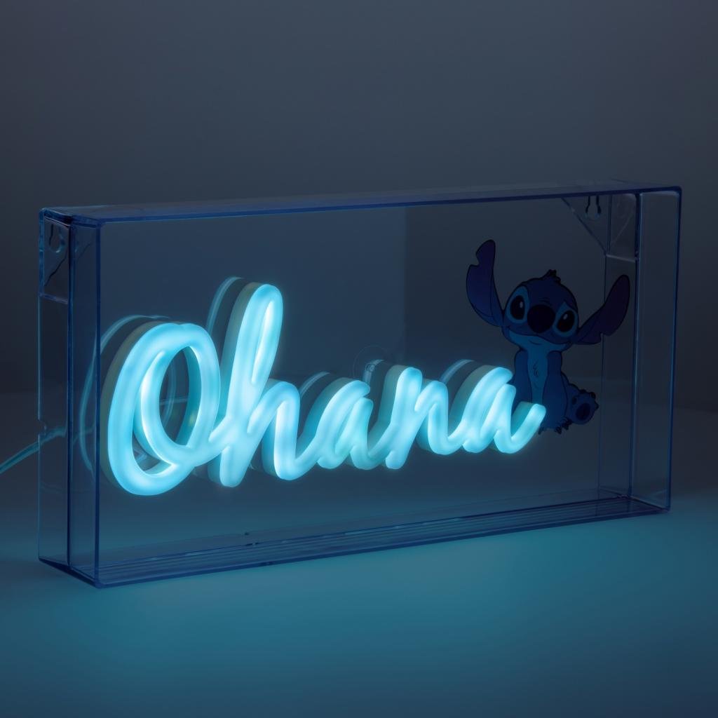 LILO & STITCH - Ohana - Led Neon Light 15.5x30.5cm