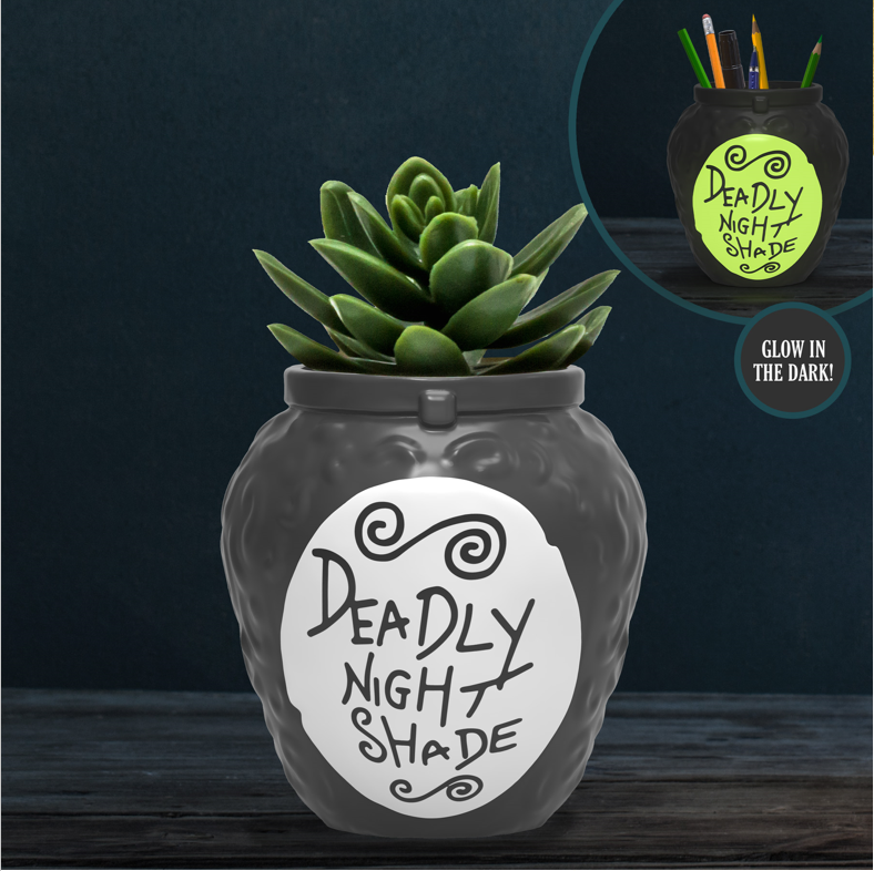 NBX - Deadly Nightshade - Shaped Plant and Pen Pot