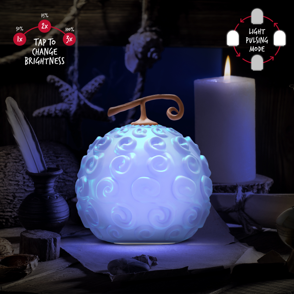 ONE PIECE NETFLIX - GumGum Fruit - Silicone Light Rechargeable 5,9inch