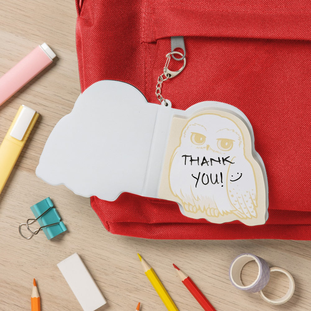 HARRY POTTER - Hedwig - Mini Fluffy Notebook Keychain