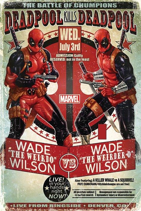 DEADPOOL - Poster 61X91 - Wade Vs Wade