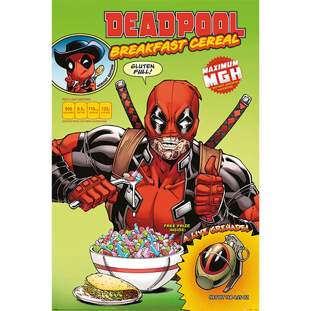 DEADPOOL - Cereal - Poster 61x91cm