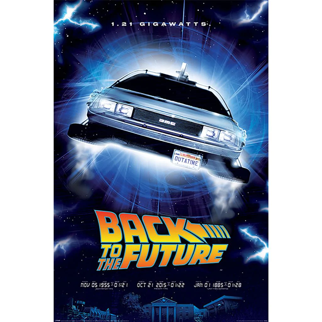 BACK TO THE FUTURE - 1.21 Gigawatts - Poster 61x91cm