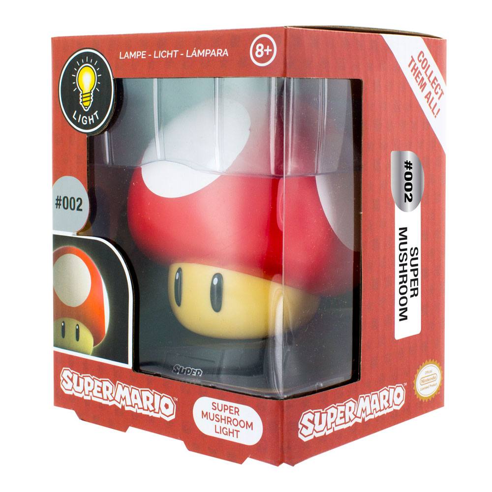 SUPER MARIO - Mushroom - Icon Light - 3.9inch