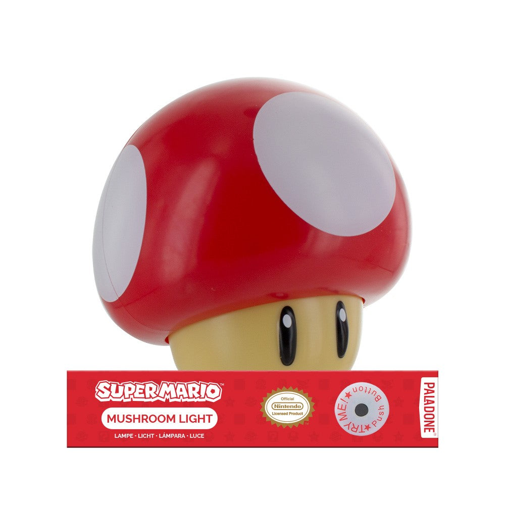 SUPER MARIO - Mushroom - Mini Light with Sound -- Try Me
