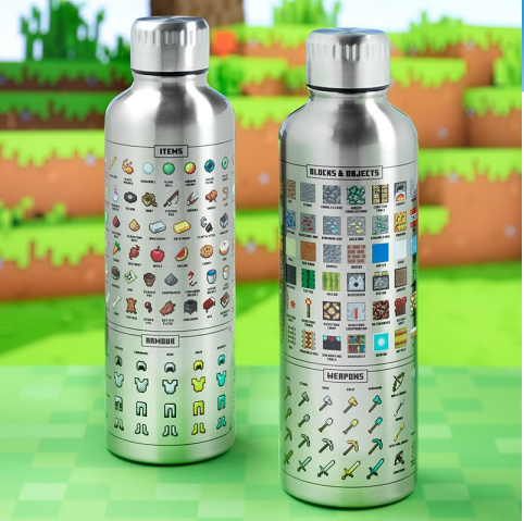 MINECRAFT - metal water bottle 500ml