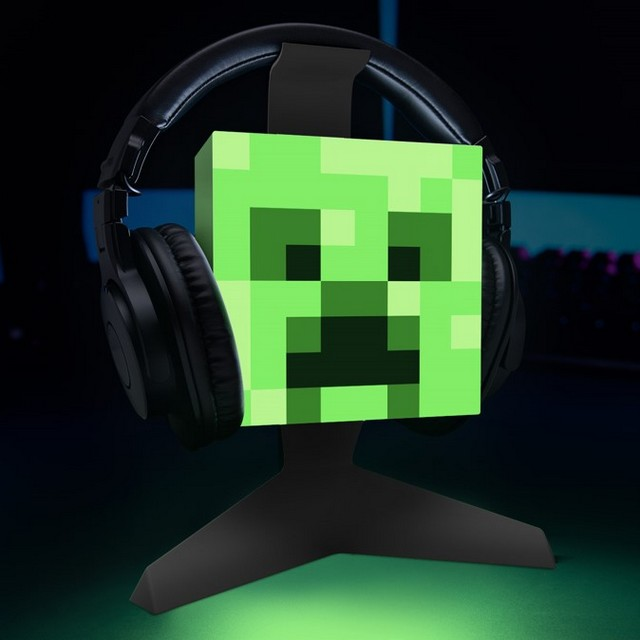 MINECRAFT - Creeper Head - Headphone Stand with Light