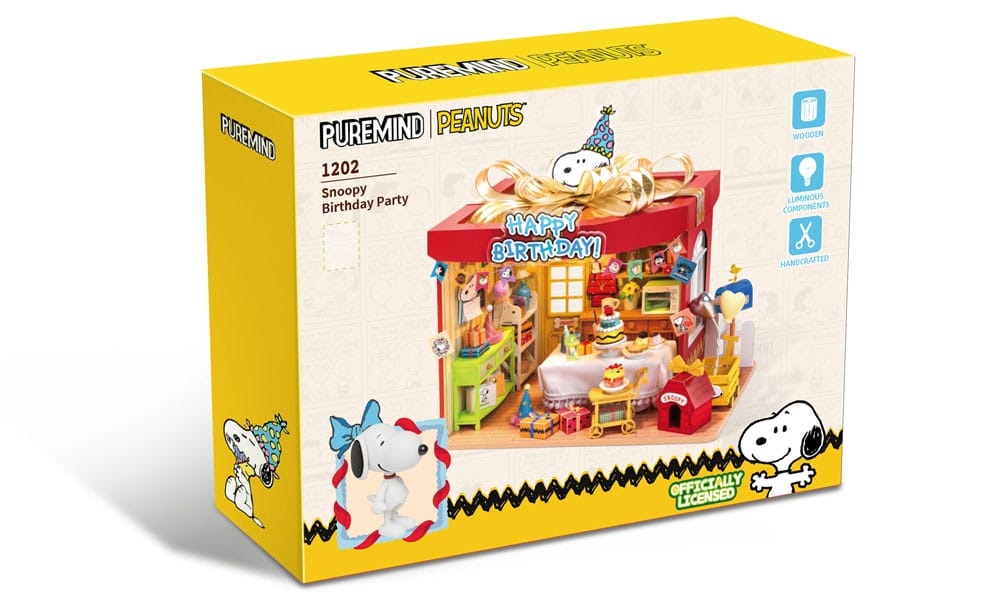 PEANUTS - Birthday Party - Wood Model Kit