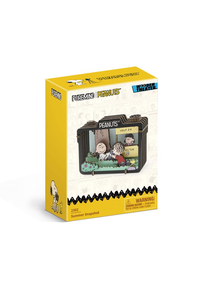 PEANUTS - Summer Snapshot - Wood Model Kit Theater