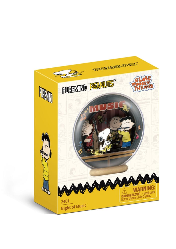 PEANUTS - Night Of Music - Wood Model Kit Globe Theater