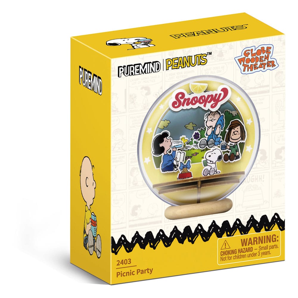 PEANUTS - Picnic Party - Wood Model Kit Globe Theater