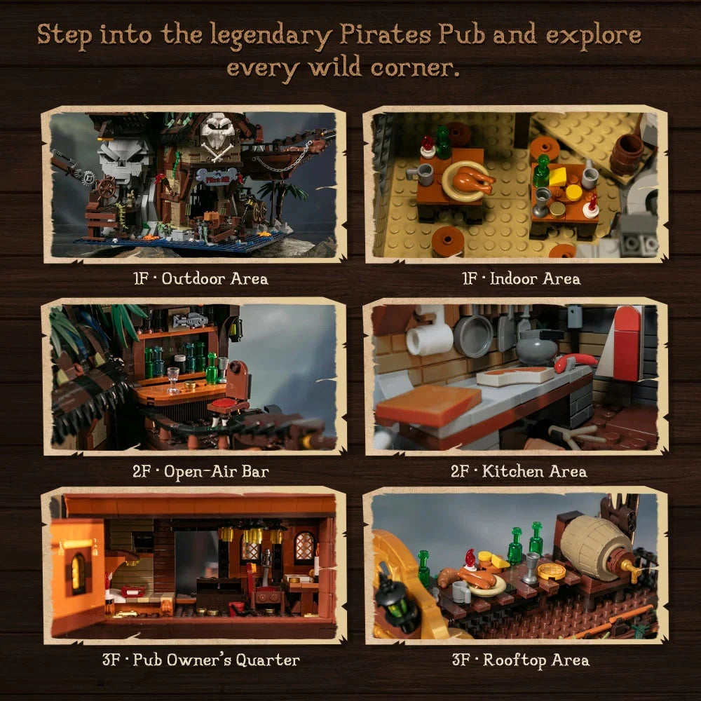 PANTASY - The Pirates Pub - Building block 2814 pcs