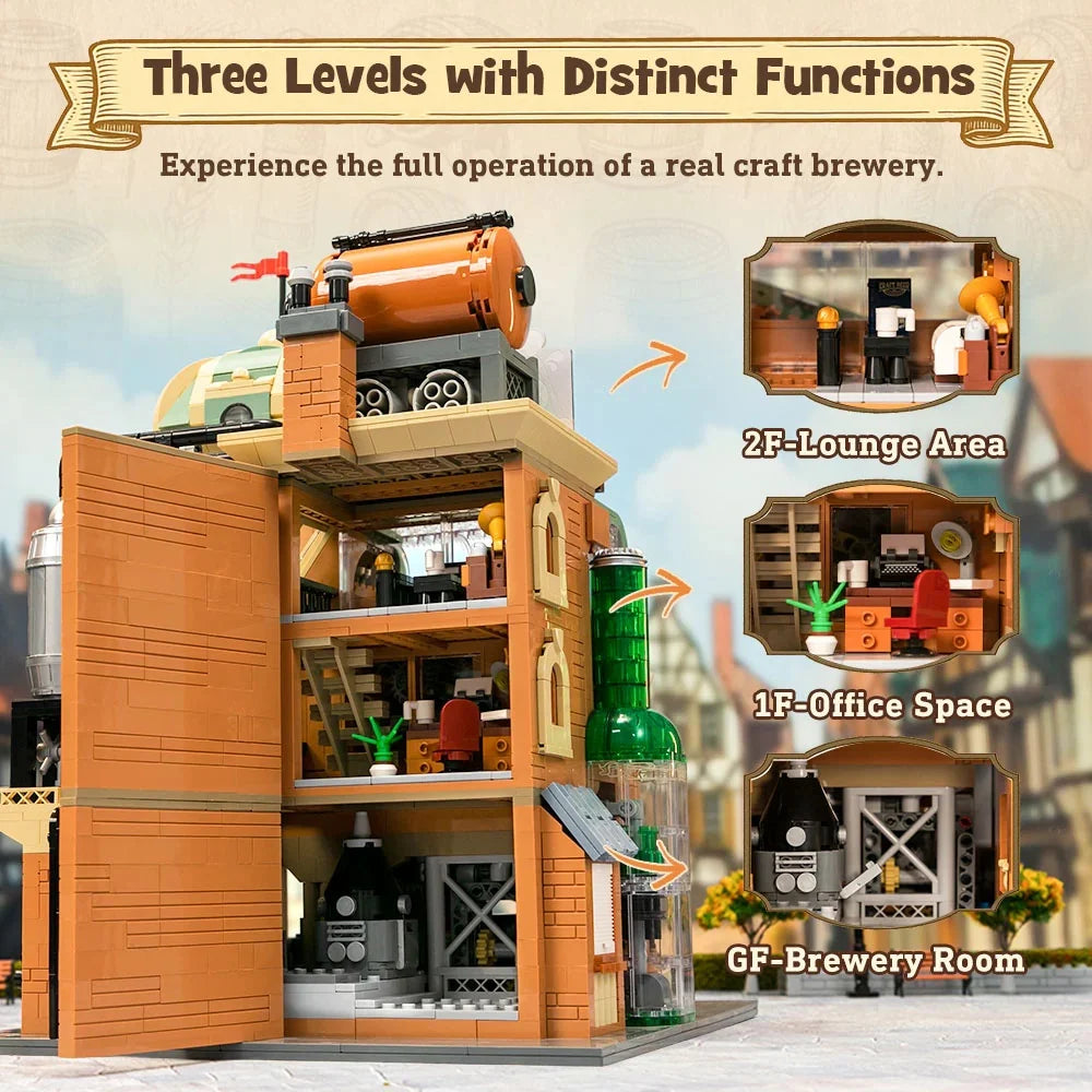 PANTASY - Craft Brewary - Building block 3252 pcs