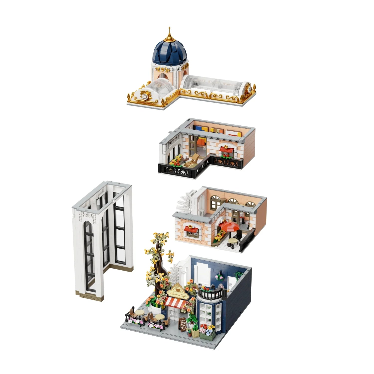 PANTASY - Blossom Cafe - Building block 2826 pcs