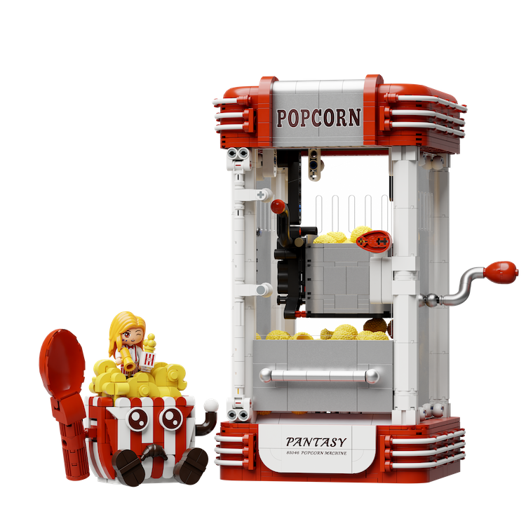 PANTASY - Popcorn Machine - Building block 1201 pcs