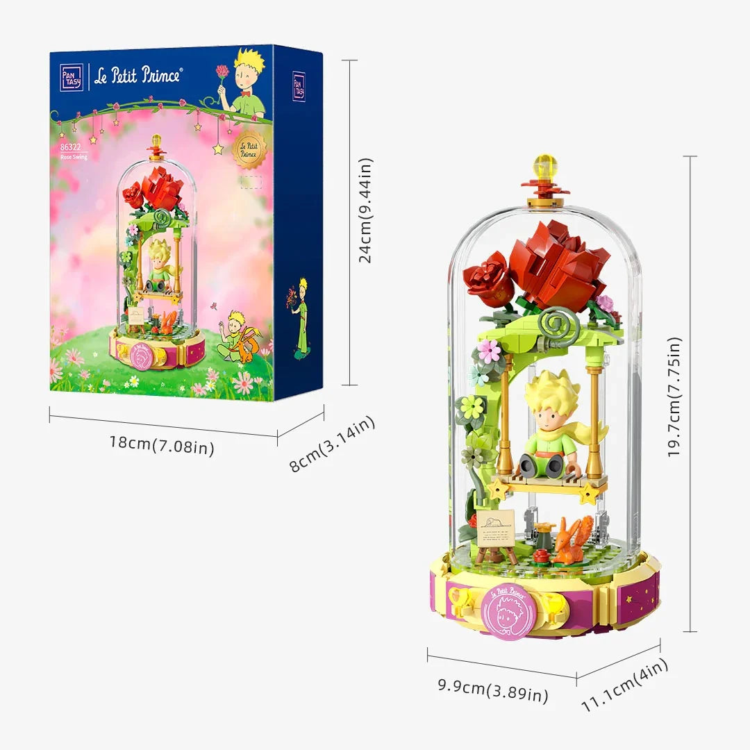 THE LITTLE PRINCE - Eternity Series - Rose Swing - Building block