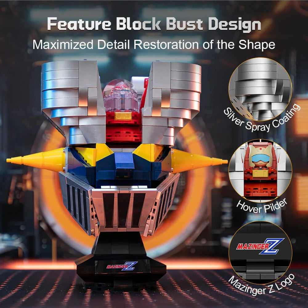MAZINGER Z - Bust Mazinger Z - Building block 669 pcs