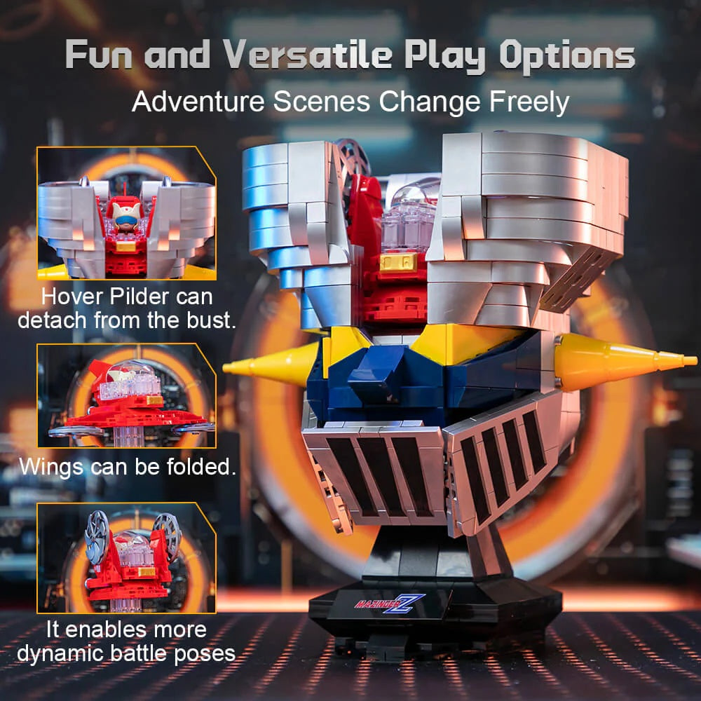 MAZINGER Z - Bust Mazinger Z - Building block 669 pcs