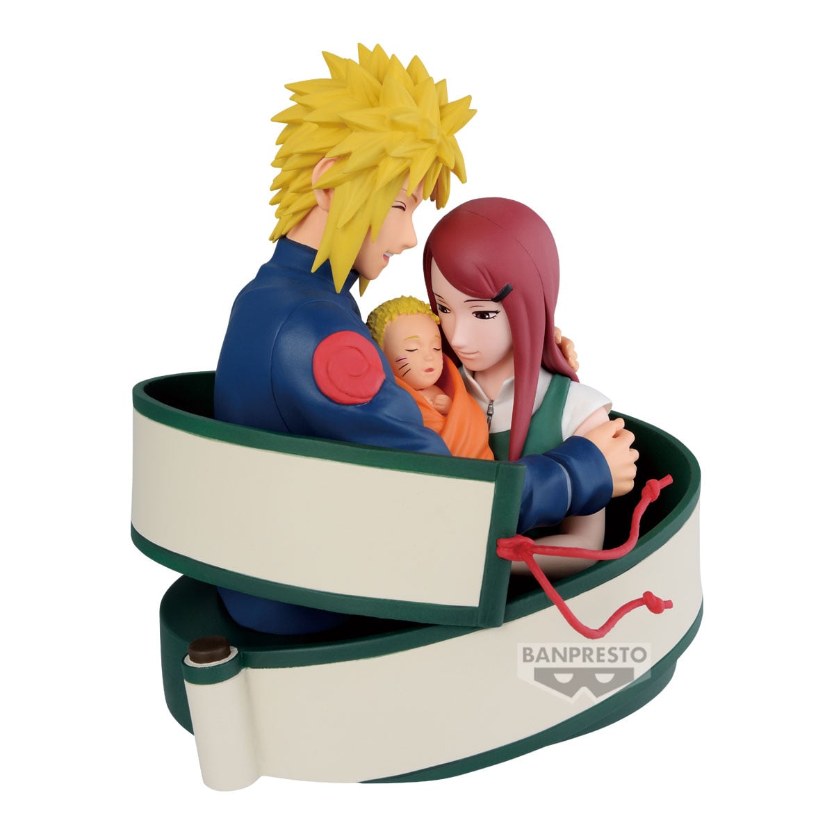 NARUTO 72 SERIES - Minato, Naruto & Kushina - Figure 13cm
