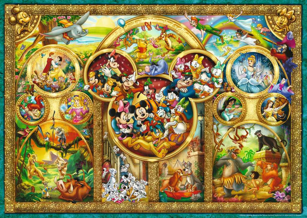 DISNEY - Disney Family - Puzzle 1000P