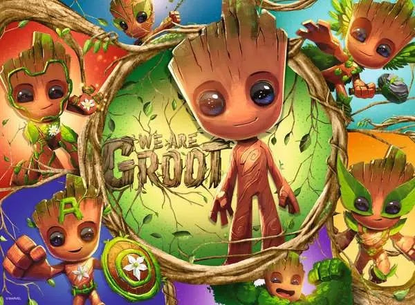MARVEL - Nous sommes Groot - Puzzle 100P XXL