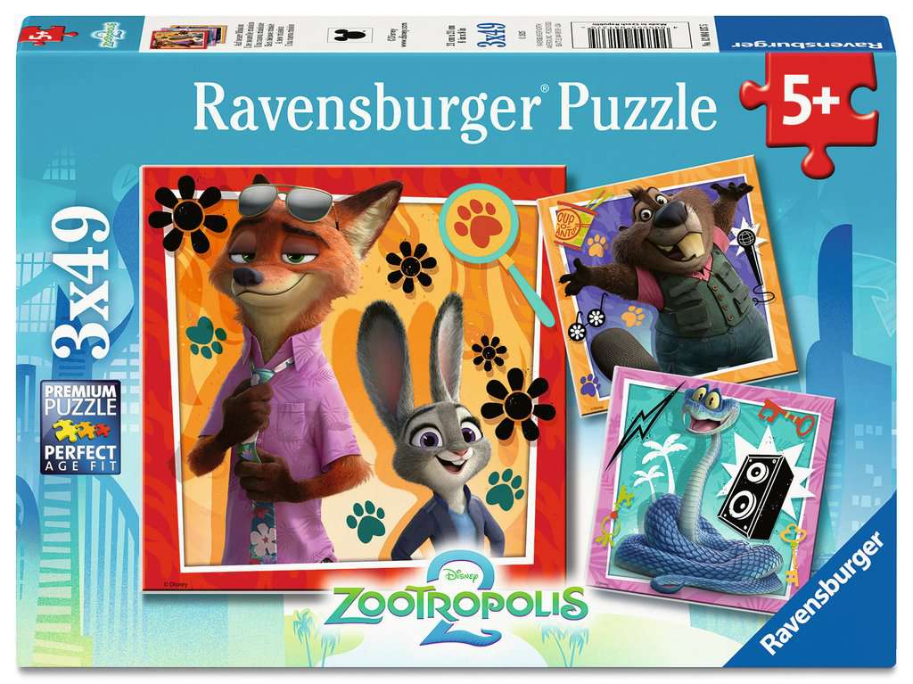 ZOOTOPIA 2 - A new mission - 3 Puzzle 49P