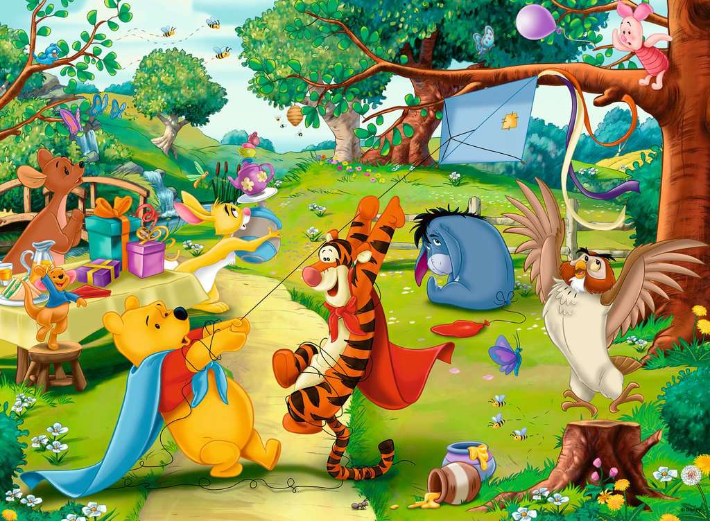 WINNIE THE POOH - The rescue - Puzzle 100P XXL