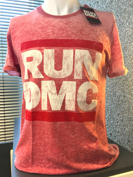 RUN DMC - T-Shirt BurnOut - Logo Vintage (L)