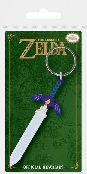 ZELDA - Rubber Keyring - Master Sword