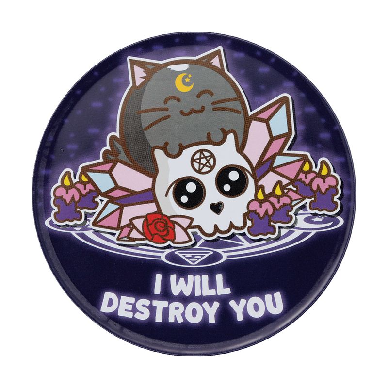 FUZZBALLS - 4 Embossed Metal Coasters