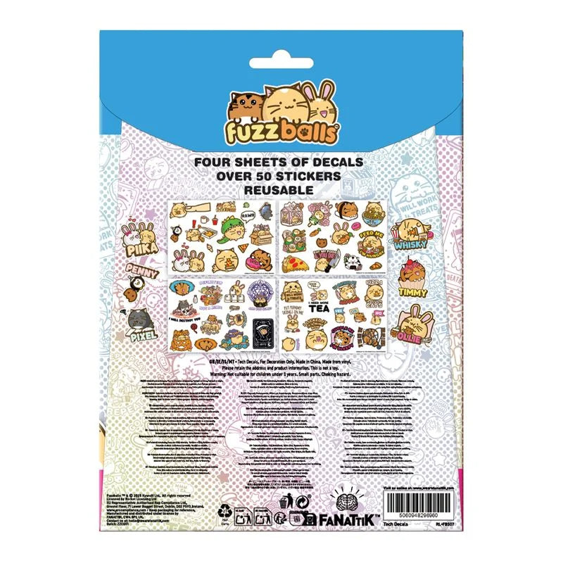 FUZZBALLS - Set of tech decals