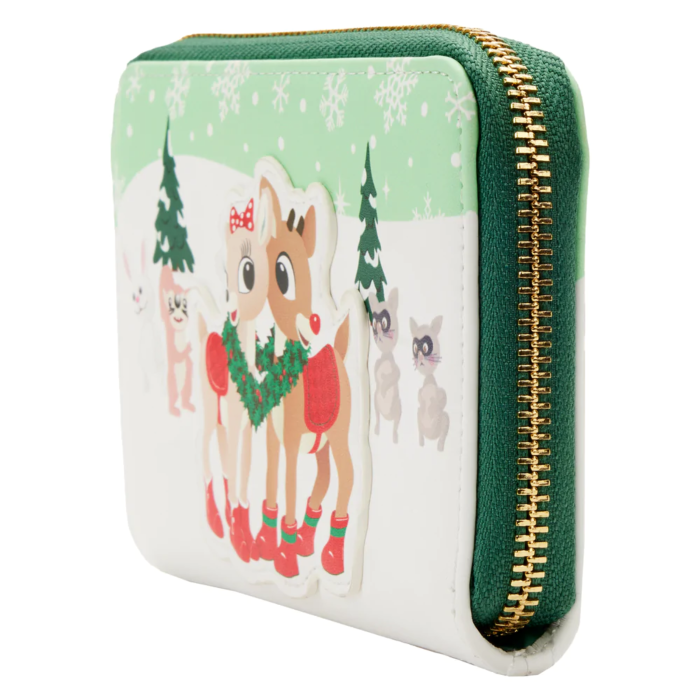 NBC - Rudolph reindeer - Wallet LoungeFly " Merry Couple "