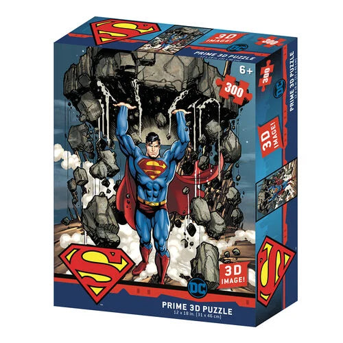 SUPERMAN - Super Strength - Lenticular Puzzle 3D 300P '46x31cm'