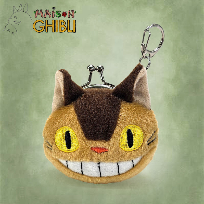 MY NEIGHBOR TOTORO - Catbus - Mini Fuwafuwa purse 7cm