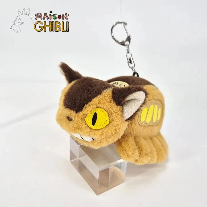 MY NEIGHBOR TOTORO - Catbus - Plush Keychain Nakayoshi