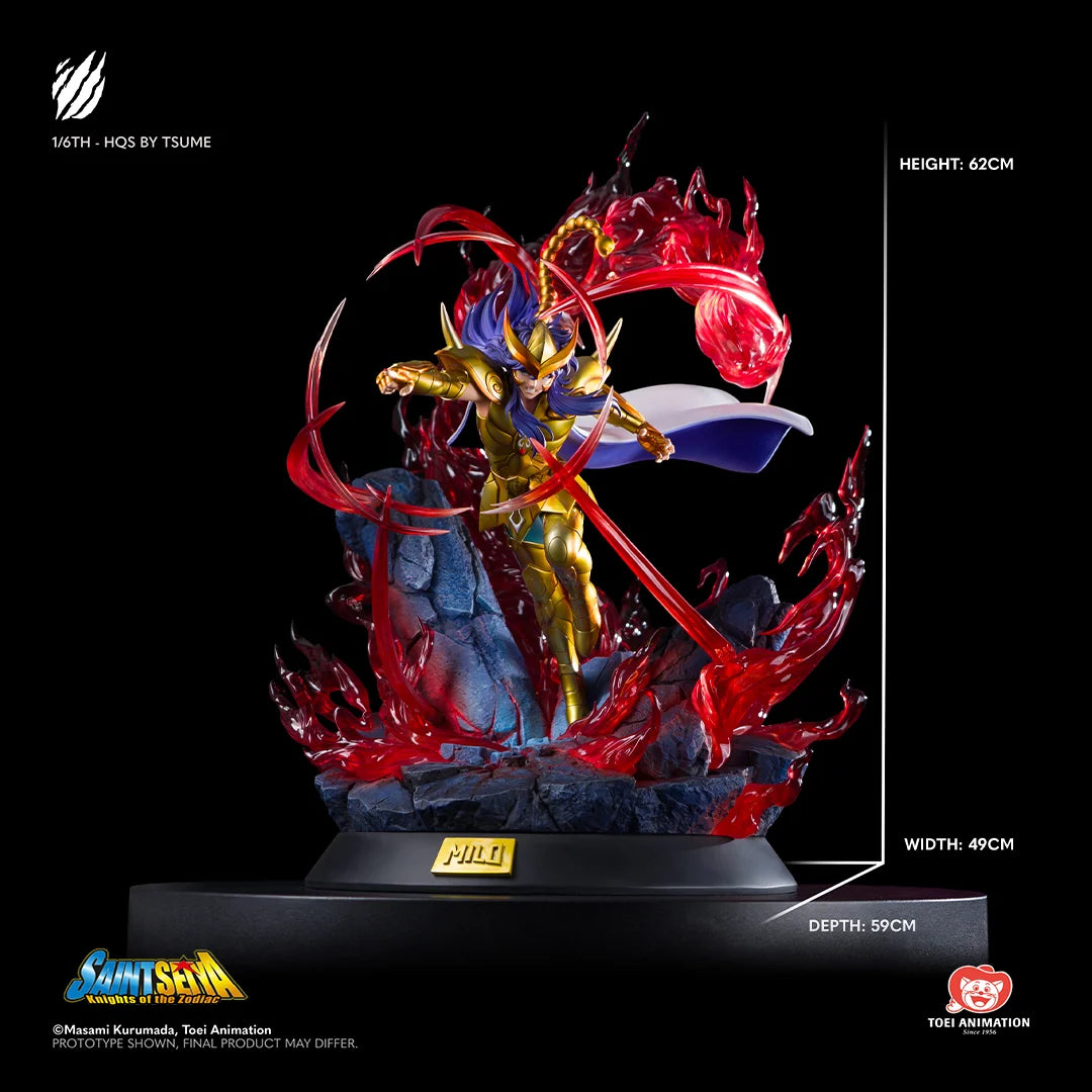 SAINT SEIYA - Scorpio Milo - Statue HQS 1/6 By Tsume 62cm