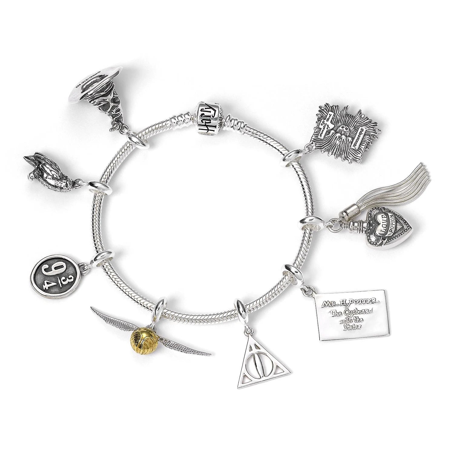 HARRY POTTER - Slider Charm Bracelet - M (19cm)