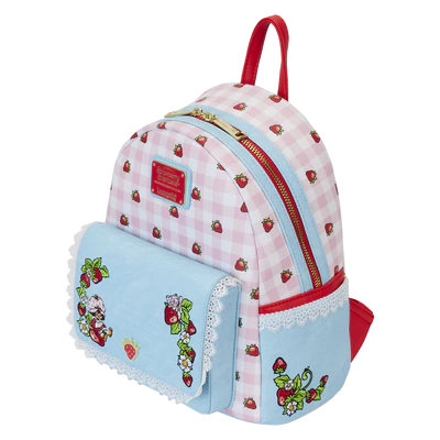 STRAWBERRY SHORTCAKE - Denim - Mini Backpack LoungeFly