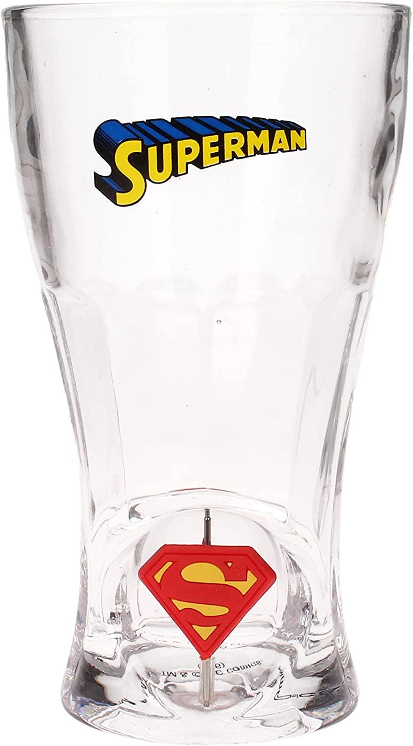 DC - Superman "Rotating Logo" - Glass "9x17x9cm"