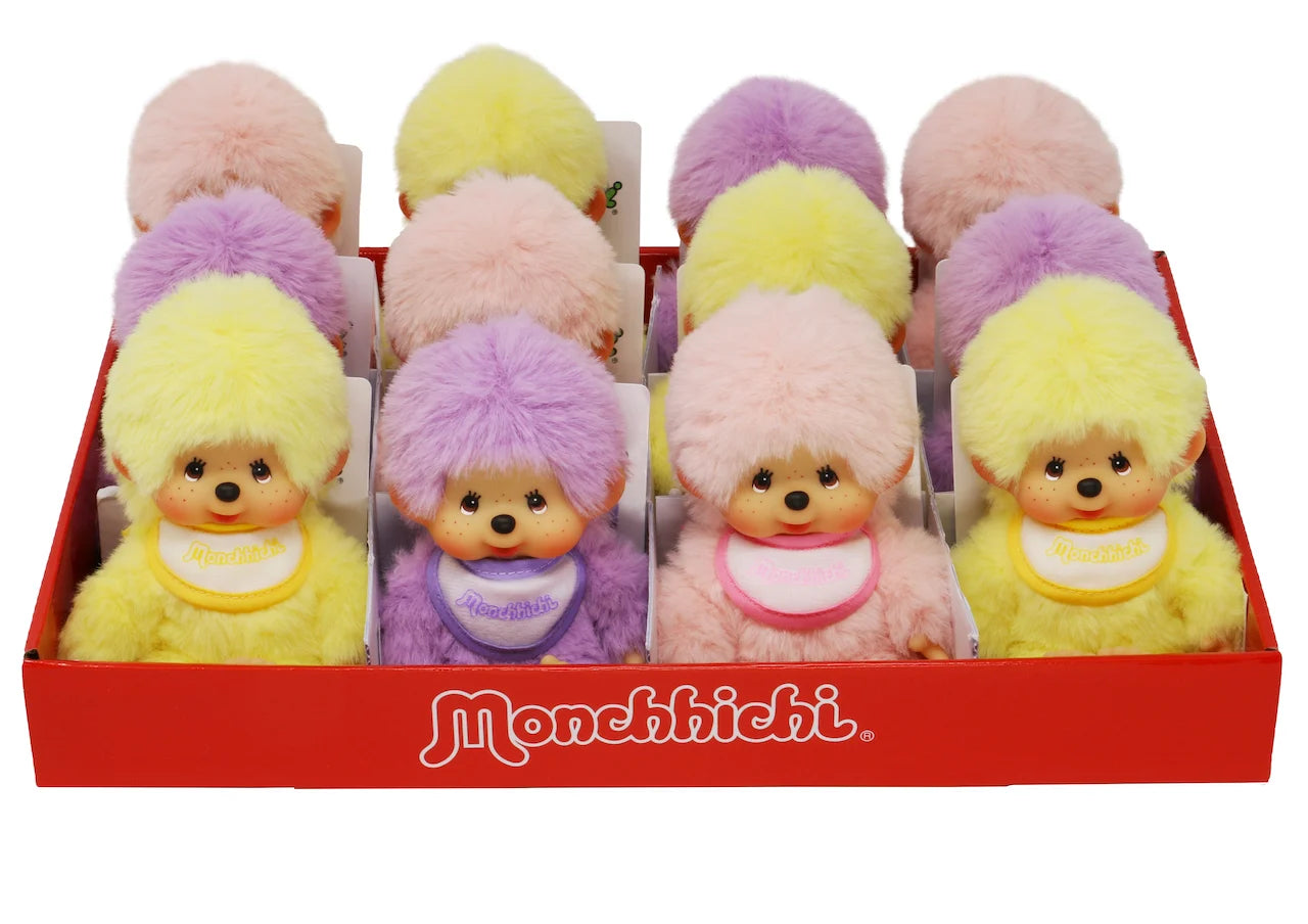 MONCHHICHI - Micro Pastel 14 cm (Assortiment 12 pcs)