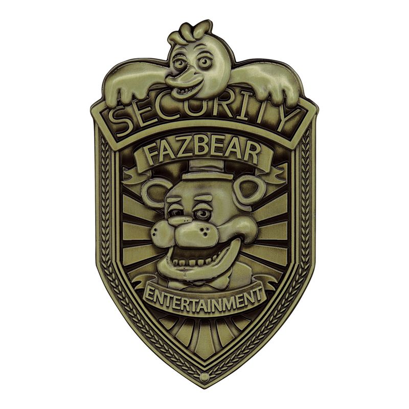 FNAF - Security Badge - Replica Limited Edition "Antique Brass Edi."