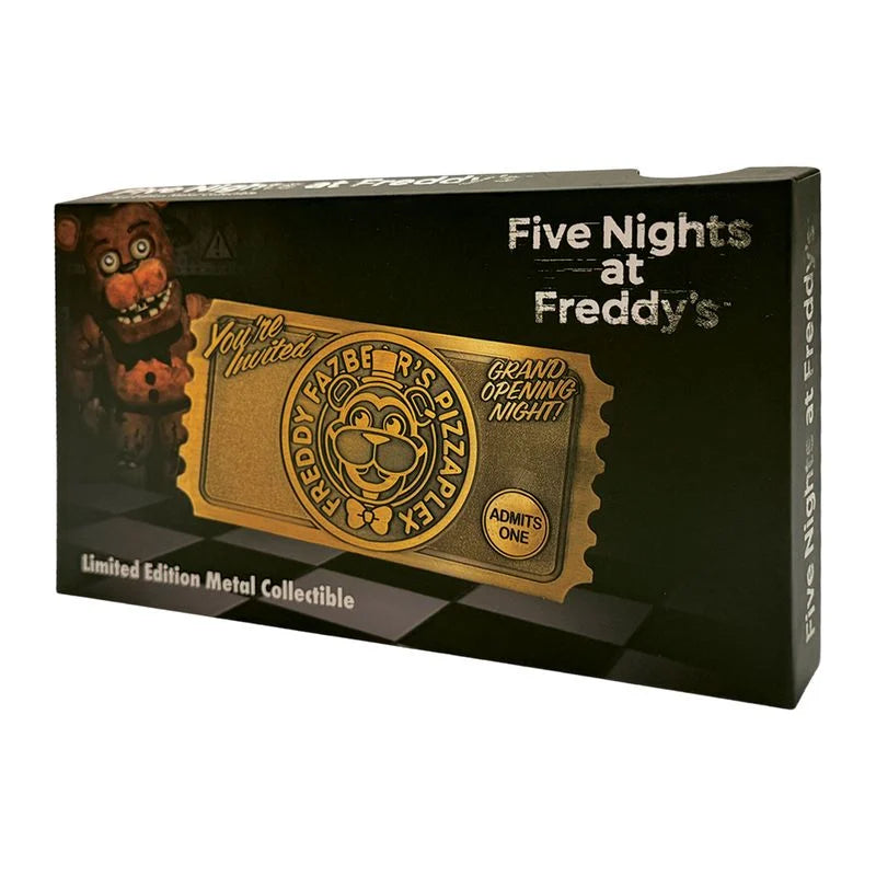 FNAF - Pizzaplex Opening Night Ticket - Replica Limited Edition