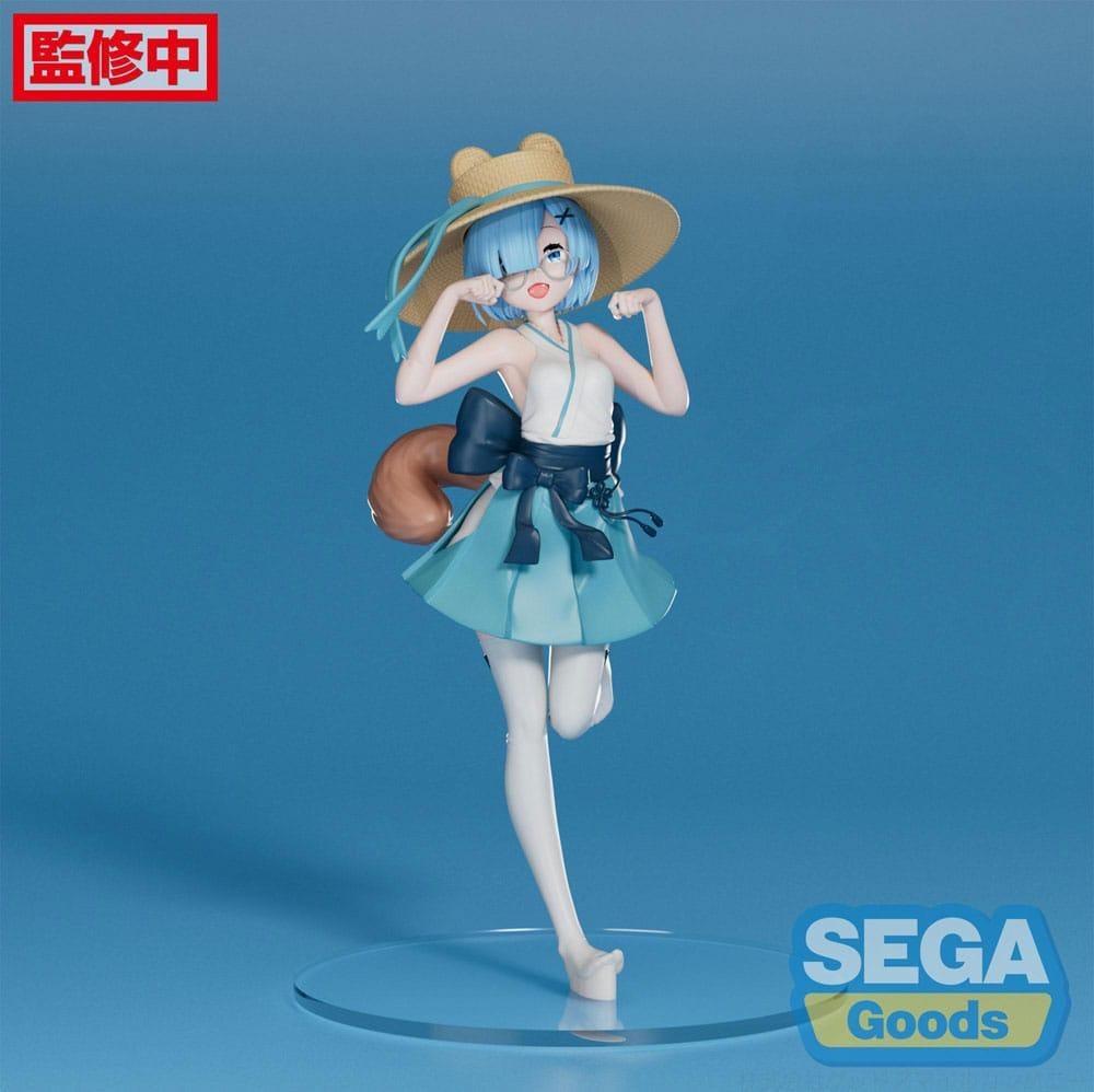 RE ZERO - Rem "Pom Poko Raccoon Dog" - Statue Luminasta 18cm