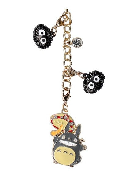 MY NEIGHBOR TOTORO - Grey Totoro & mushroom - Chainette charms